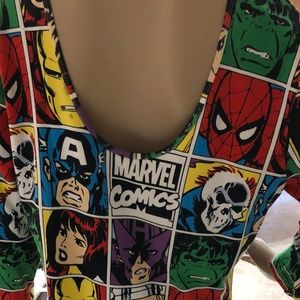 Cute Marvel Comics dress, 3/4 sleeve, 3X
